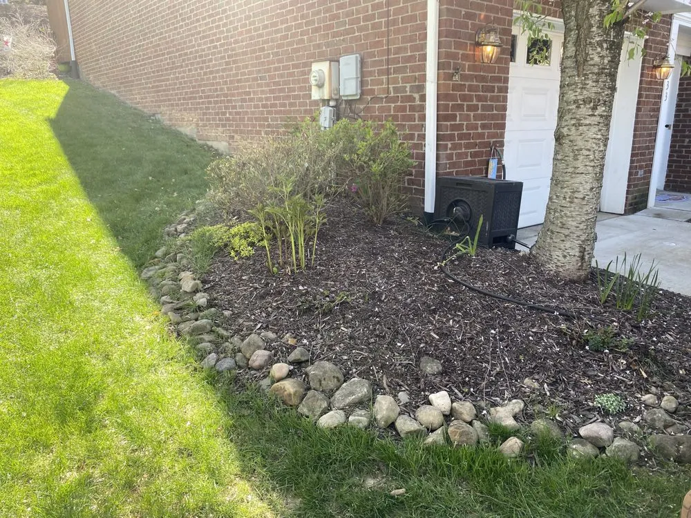 Expert outdoor landscaping in Bridgeville, PA by Almond Branch Landscaping