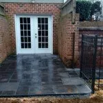 Custom landscape installation in Glen Rock, PA by Almony's Outdoors