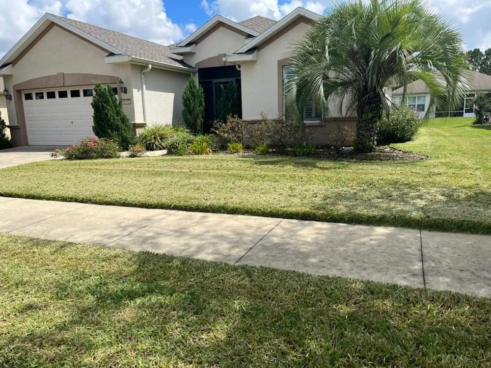 Local landscape installation in Citra, FL by Almost Perfect Lawn Service