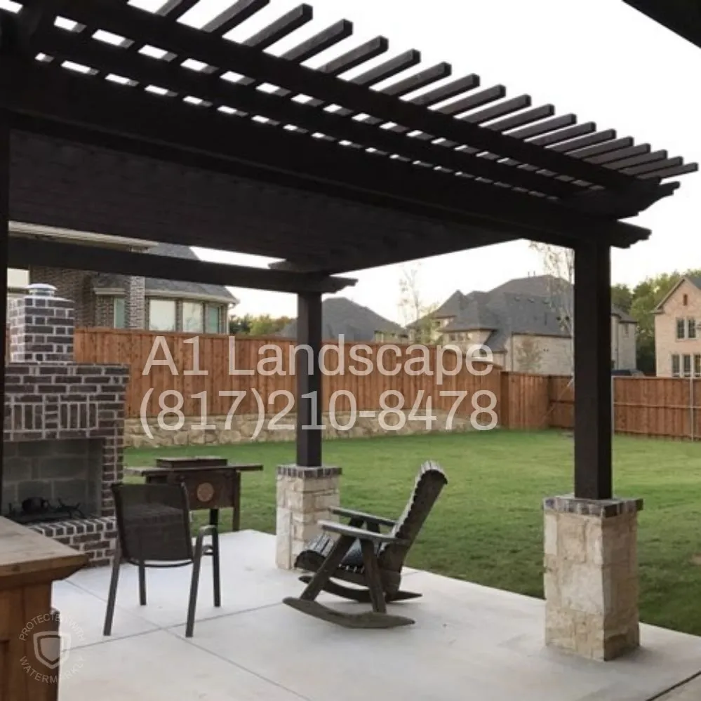 Custom lawn care service with custom design in Watauga, TX by Aloha 1 Landscape
