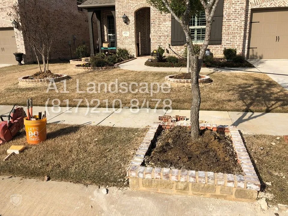 Affordable landscape design for homes in Watauga, TX by Aloha 1 Landscape
