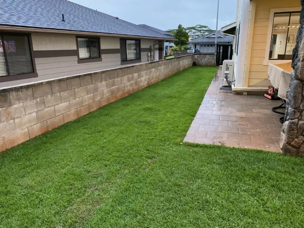 Custom landscape design in Waipahu, HI by Aloha Ainascape