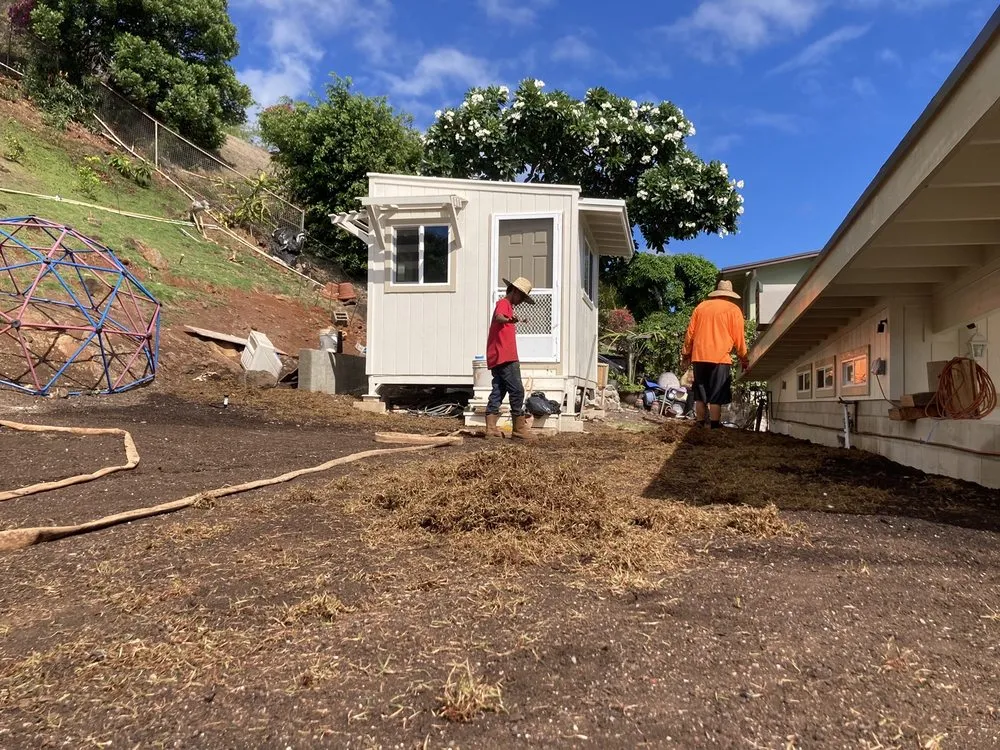 Professional landscape installation in Kailua, HI by Aloha Hydroseed