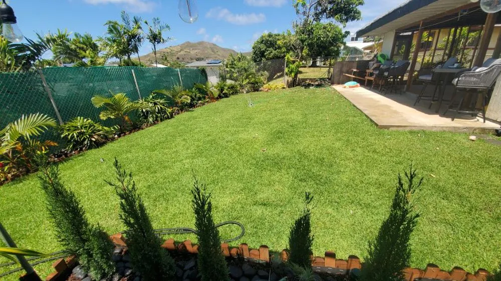 Custom residential landscaping for beautiful yards across Kailua, HI - Aloha Hydroseed