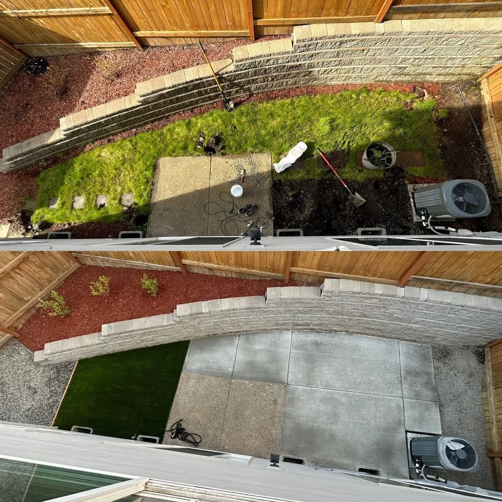 Expert yard cleanup service with custom design in Forest Grove, OR by Aloha Landscape Maintenance