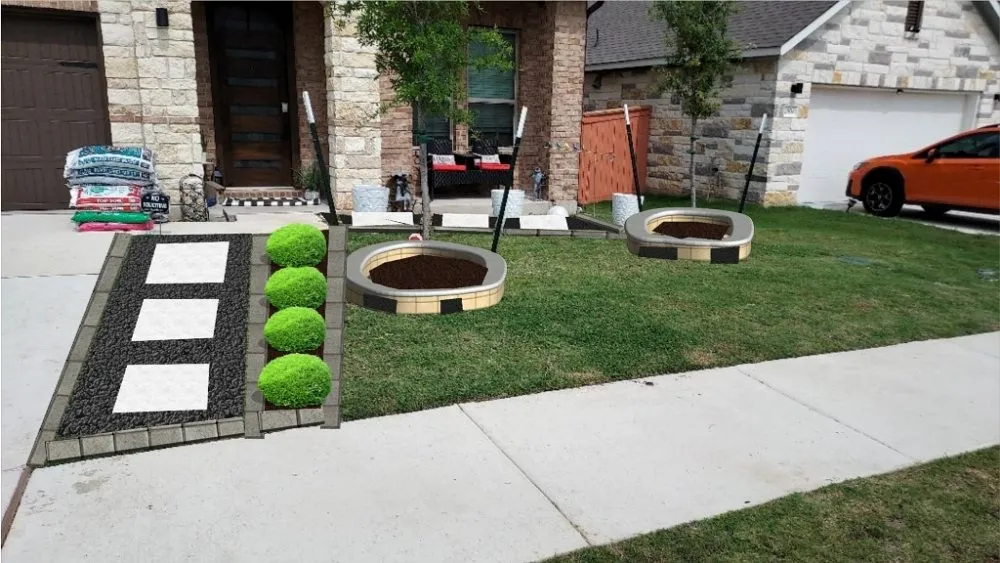 Professional lawn care service for homes in Cedar Park, TX by Aloha Landscaping