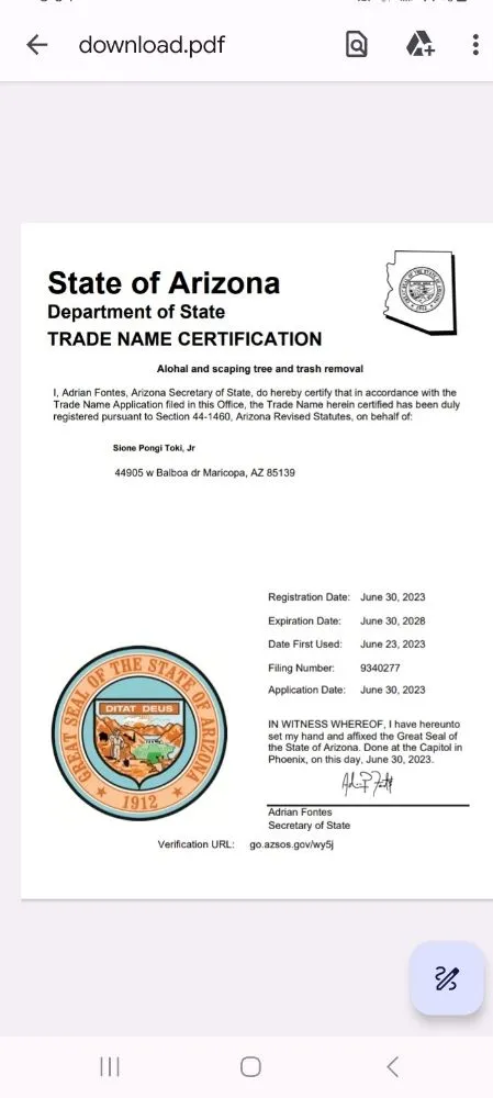 Professional landscaping services in Maricopa, AZ by Aloha Landscaping