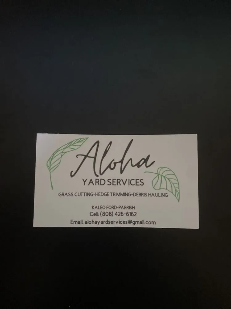 Local landscaping services for beautiful yards in Waialua, HI by Aloha Yard Services