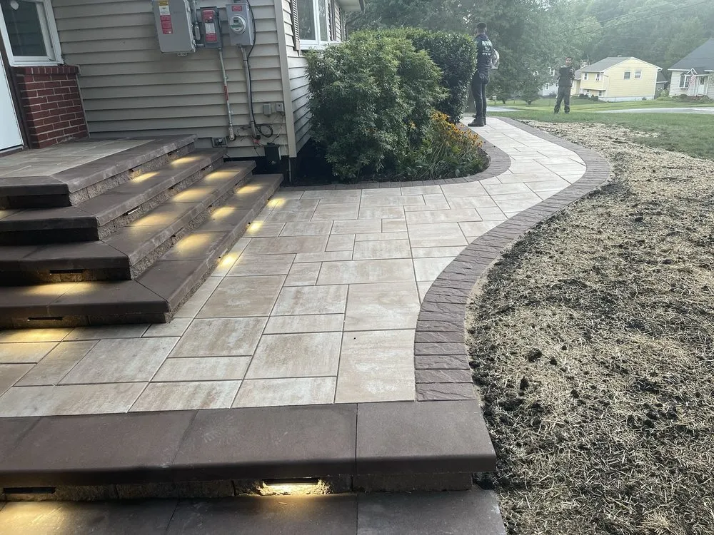 Custom landscape design for beautiful yards in Middletown, NY by Alonso Landscaping and Construction