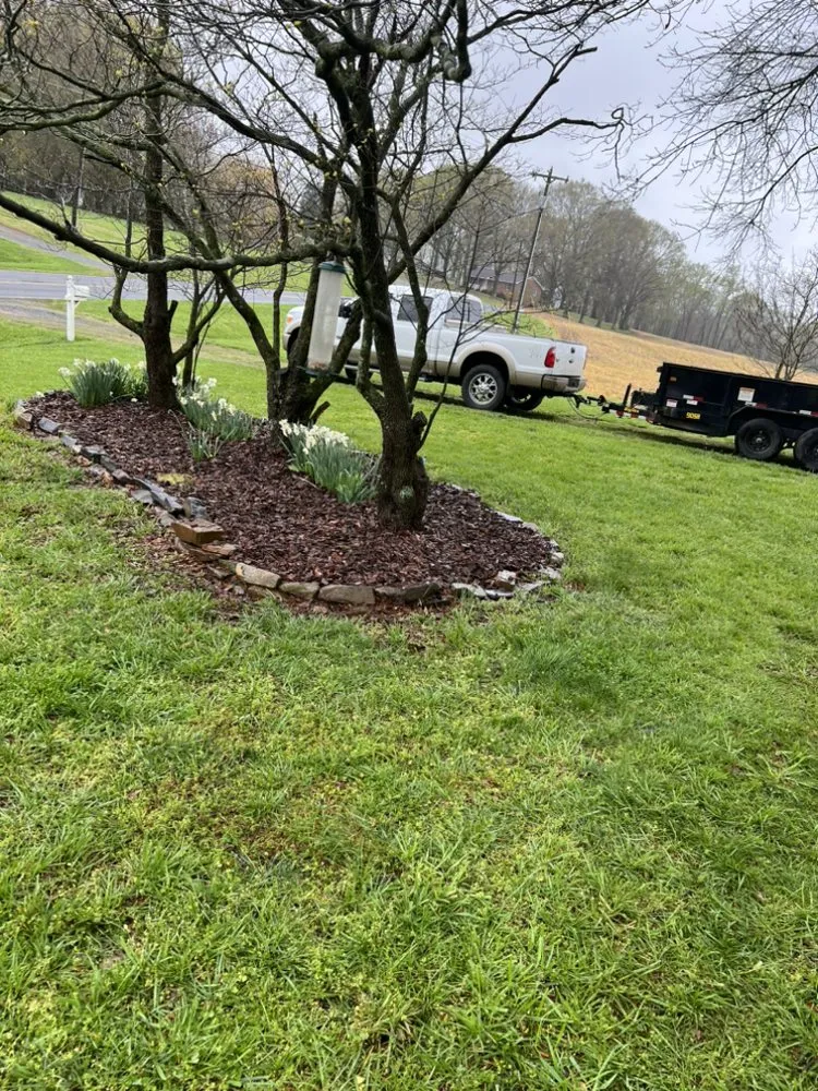 Local garden landscaping for year-round maintenance in Monroe, NC by Alonso Lawn Care Service