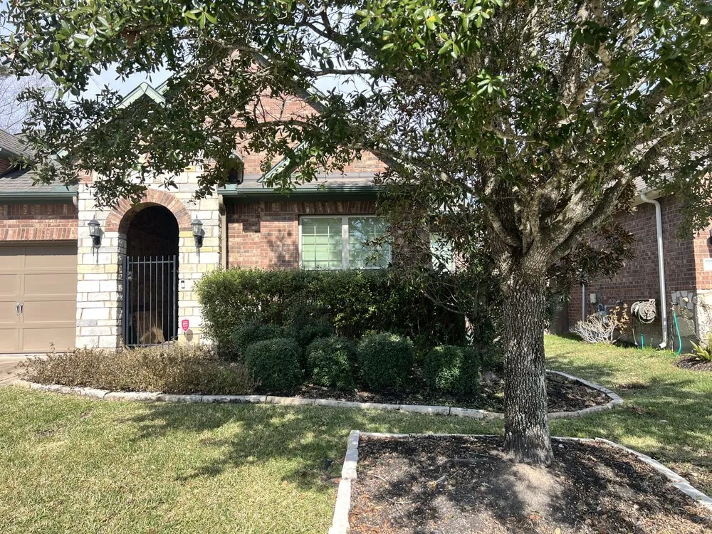 Local yard cleanup service with custom design across Houston, TX - Alot Moore Landscaping