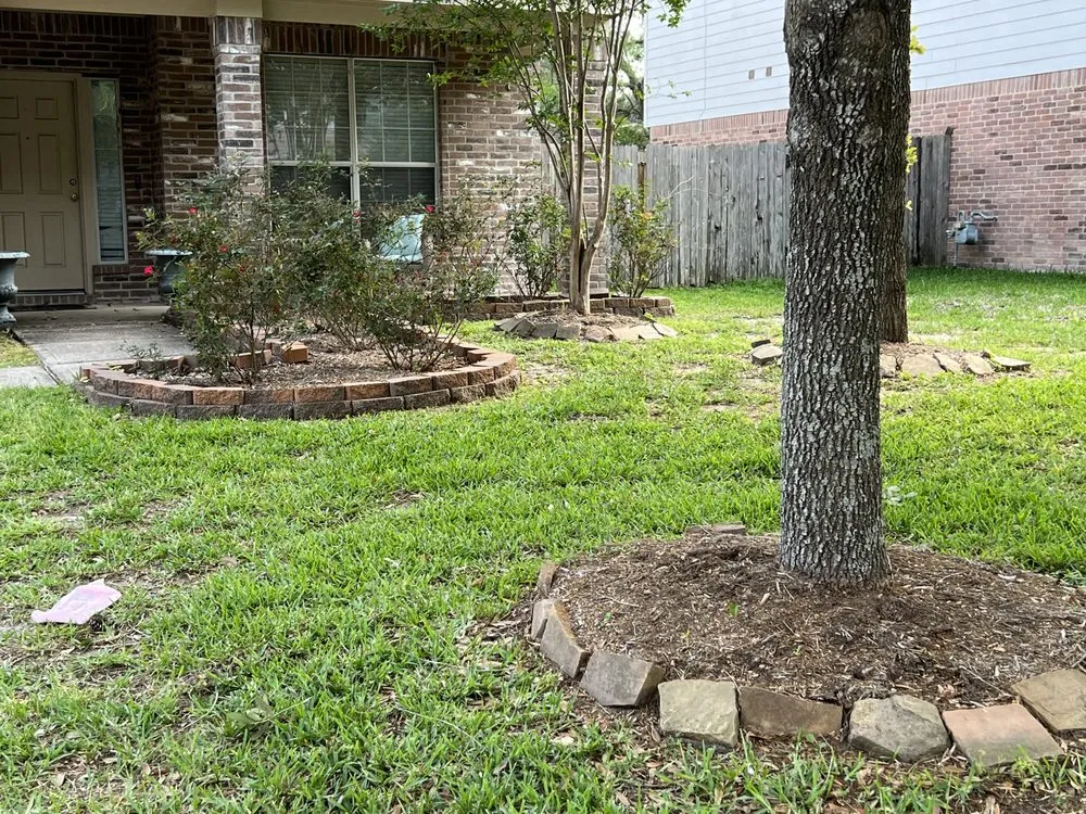 Affordable lawn mowing service for outdoor upgrades in Houston, TX by Alot Moore Landscaping