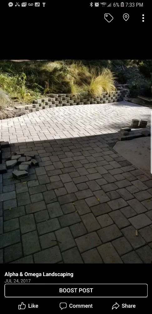 Affordable lawn mowing service with custom design across Paso Robles, CA - Alpha & Omega Landscaping