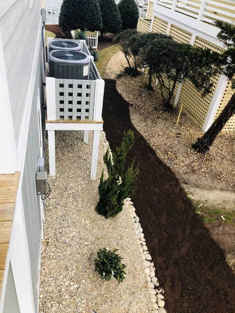 Local outdoor landscaping for residential properties in Kitty Hawk, NC by Alpha Advantage