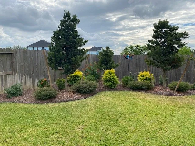 Expert lawn mowing service with custom design in Katy, TX by Alpha and Omega Landscaping