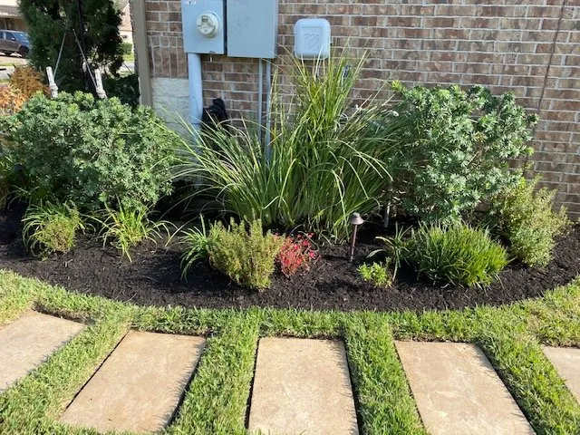Local landscape design with custom design in Katy, TX by Alpha and Omega Landscaping