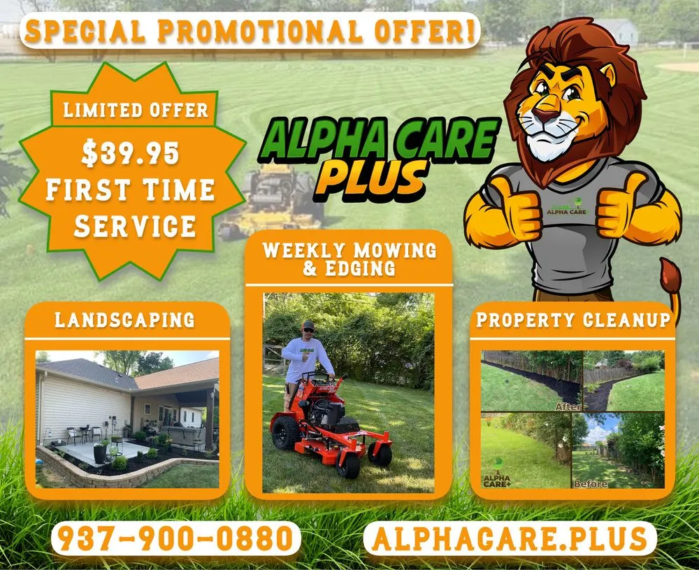 Local garden landscaping for beautiful yards in Dayton, OH by Alpha Care Plus Lawn & Landscape