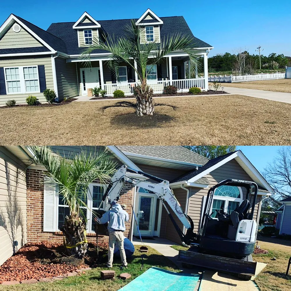 Local garden landscaping with custom design in Socastee, SC by Alpha Cutz