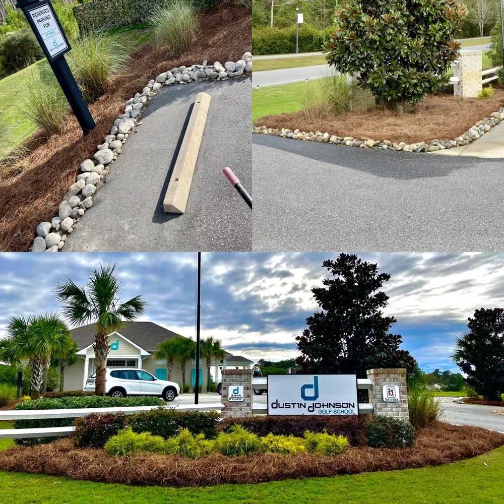 Custom landscape installation for year-round maintenance across Socastee, SC - Alpha Cutz
