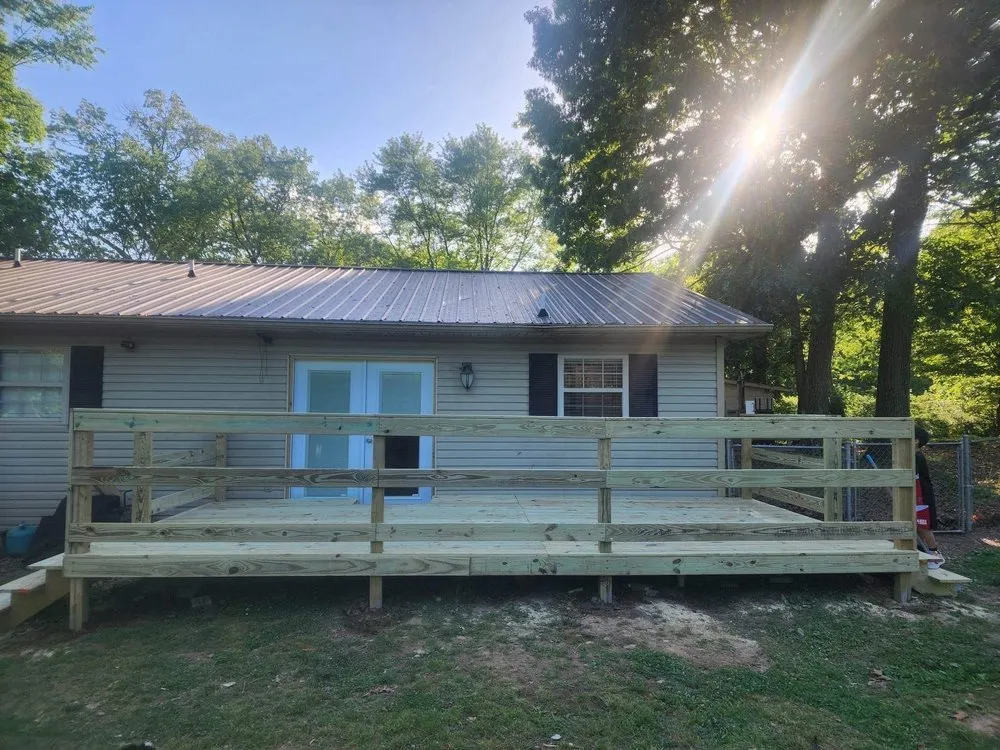 Professional lawn mowing service for outdoor upgrades across Whitesburg, TN - Alpha Decking & Landscape Design