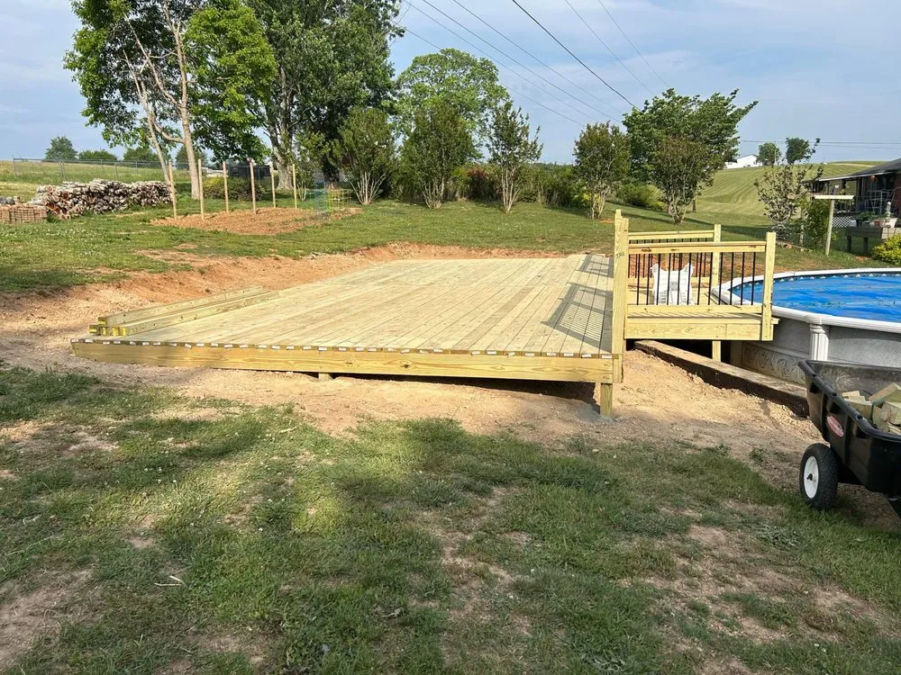 Affordable landscape installation for residential properties in Whitesburg, TN by Alpha Decking & Landscape Design