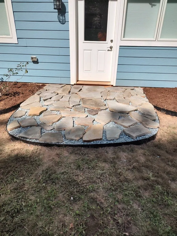 Professional yard maintenance for residential properties in Sanford, NC by Alpha Landscaping Services