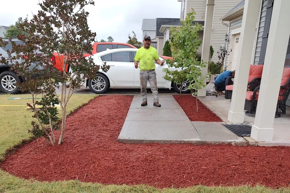 Expert landscape installation in Sanford, NC by Alpha Landscaping Services