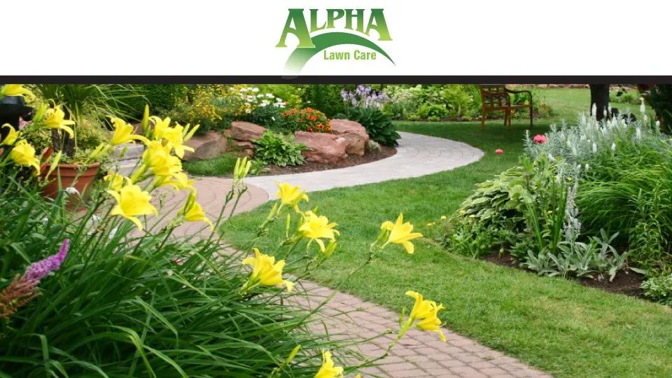 Custom lawn mowing service for year-round maintenance in Columbia Station, OH by Alpha Lawn Care