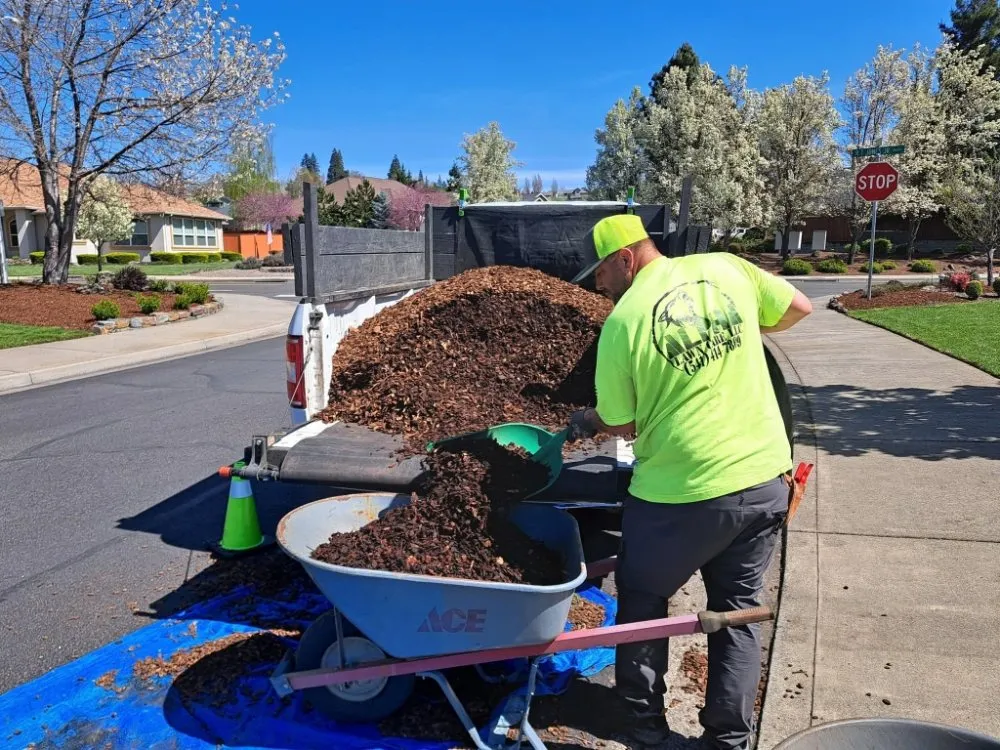Top-rated outdoor landscaping in White City, OR by Alpha Lawn Care