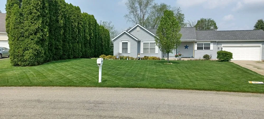 Affordable landscape installation for residential properties in South Bend, IN by Alpha Omega Home Service