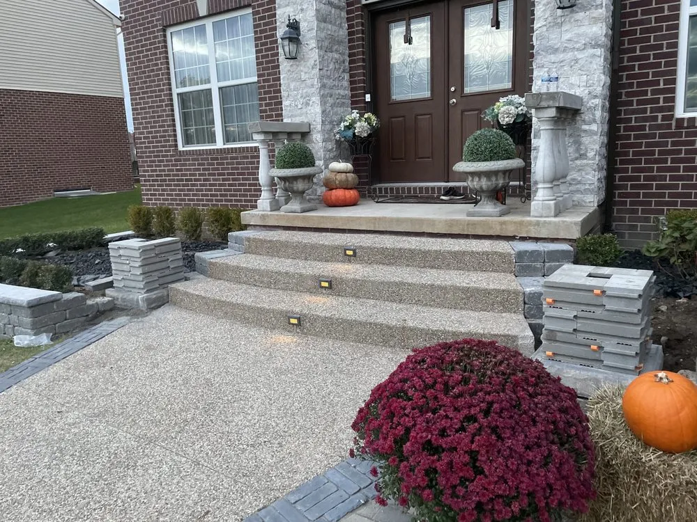 Expert garden landscaping in Shelby Township, MI by Alpha Scape