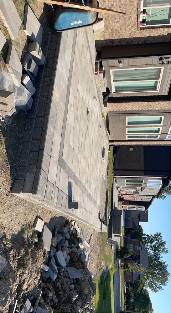 Custom landscape installation in Shelby Township, MI by Alpha Scape