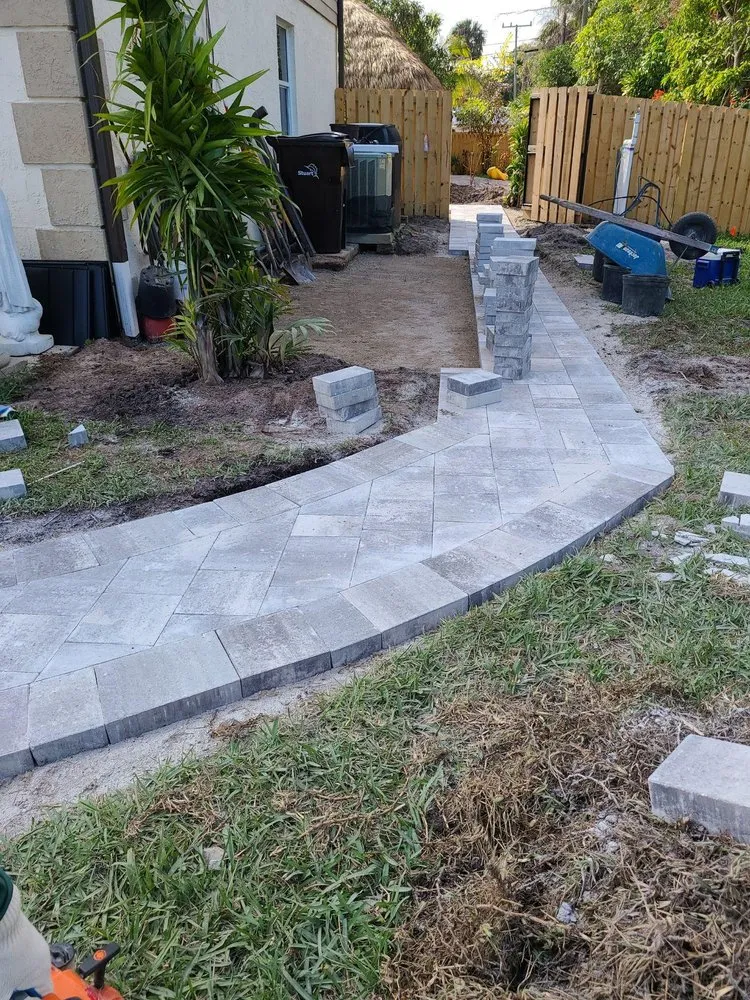 Custom landscape design in Palm City, FL by Alpha Zeta Landscaping