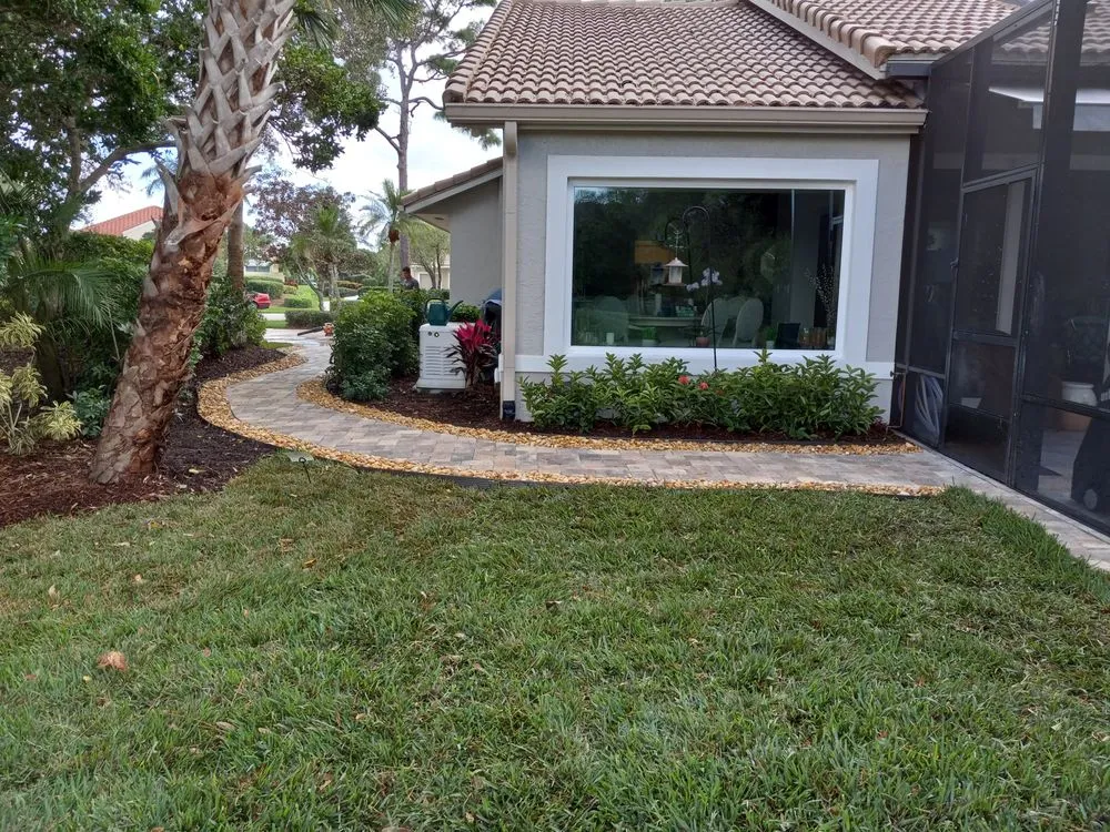 Expert lawn mowing service for outdoor upgrades across Palm City, FL - Alpha Zeta Landscaping