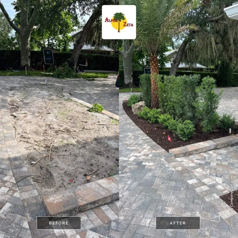 Professional landscape design for outdoor upgrades across Palm City, FL - Alpha Zeta Landscaping
