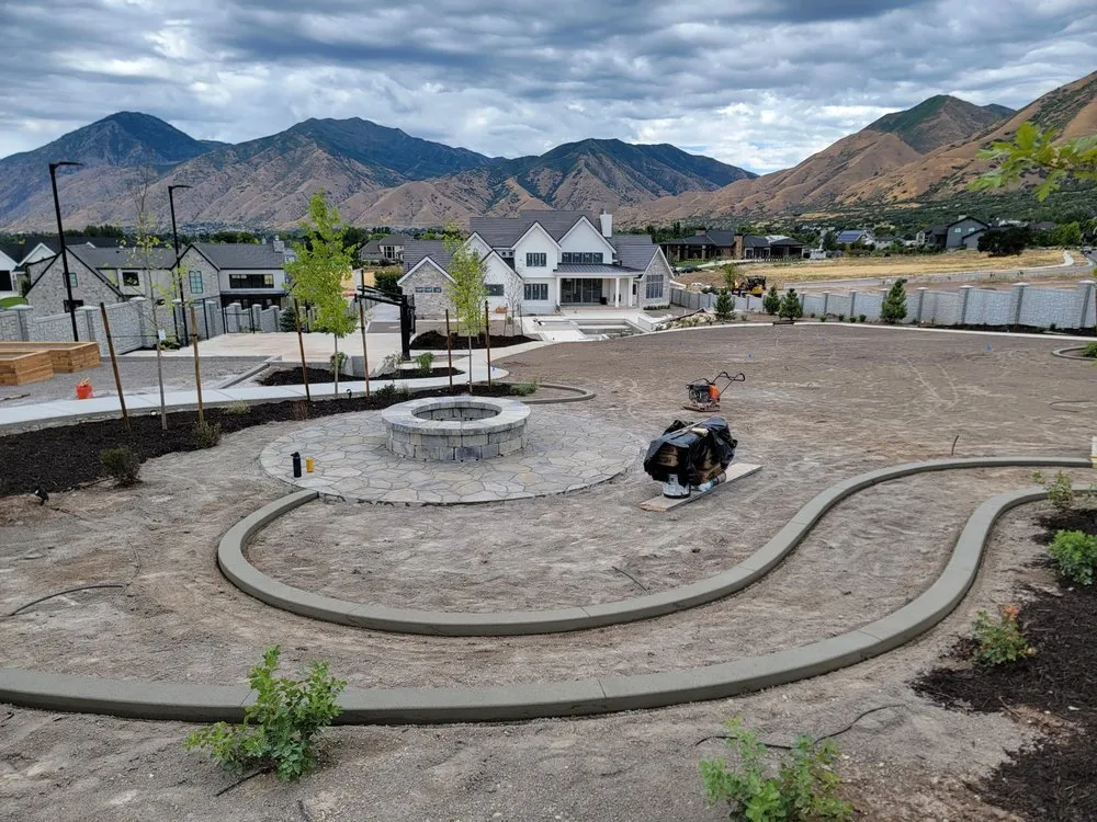 Professional lawn mowing service near you in Pleasant Grove, UT by Alpine Curbing