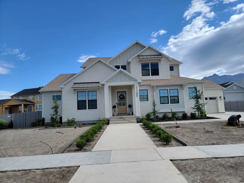 Custom landscape installation in Pleasant Grove, UT - Alpine Curbing