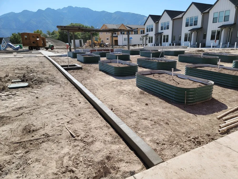 Professional garden landscaping in Pleasant Grove, UT - Alpine Curbing