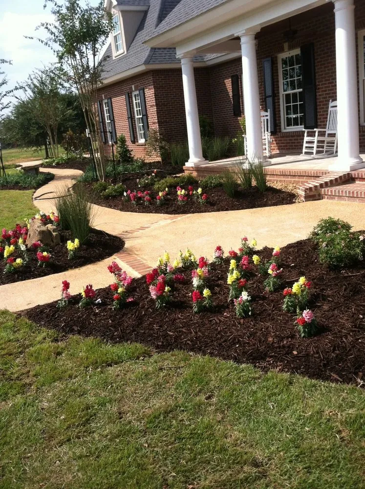 Professional garden landscaping for outdoor upgrades in Dry Prong, LA by Alpine Lawn and Landscape