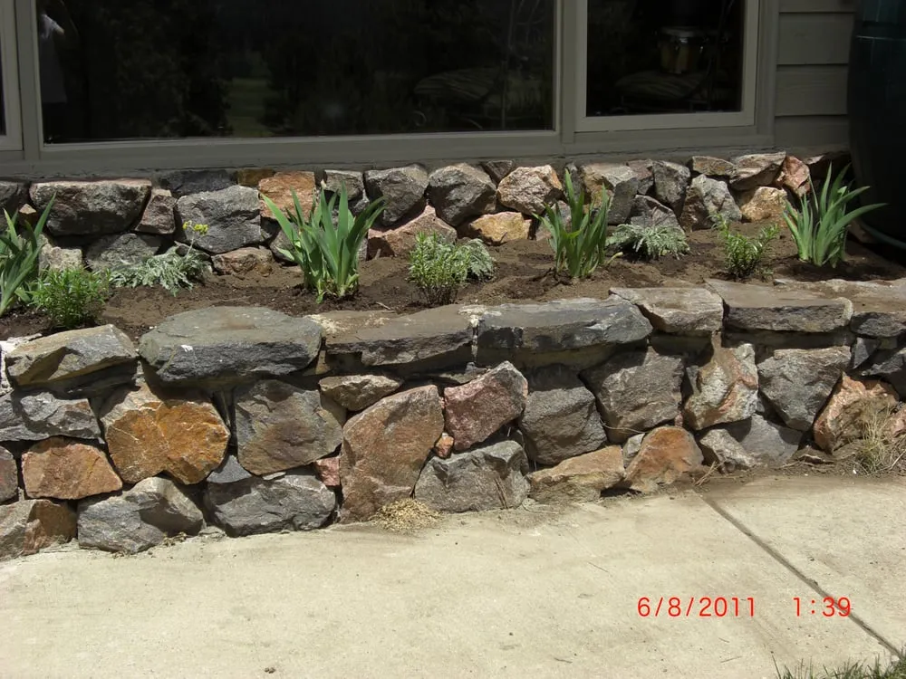 Affordable garden landscaping in Evergreen, CO by Alpine Meadows