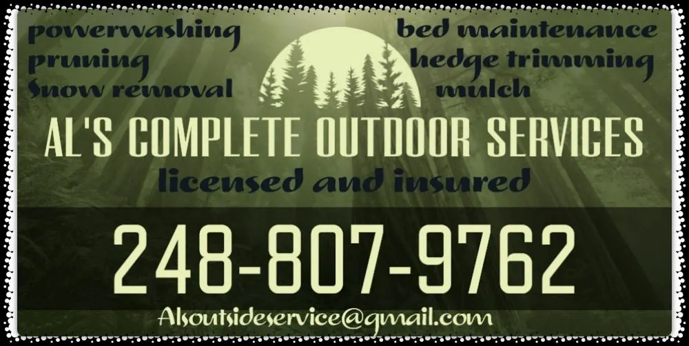 Local yard maintenance in Ortonville, MI - Al's Complete Outdoor Services