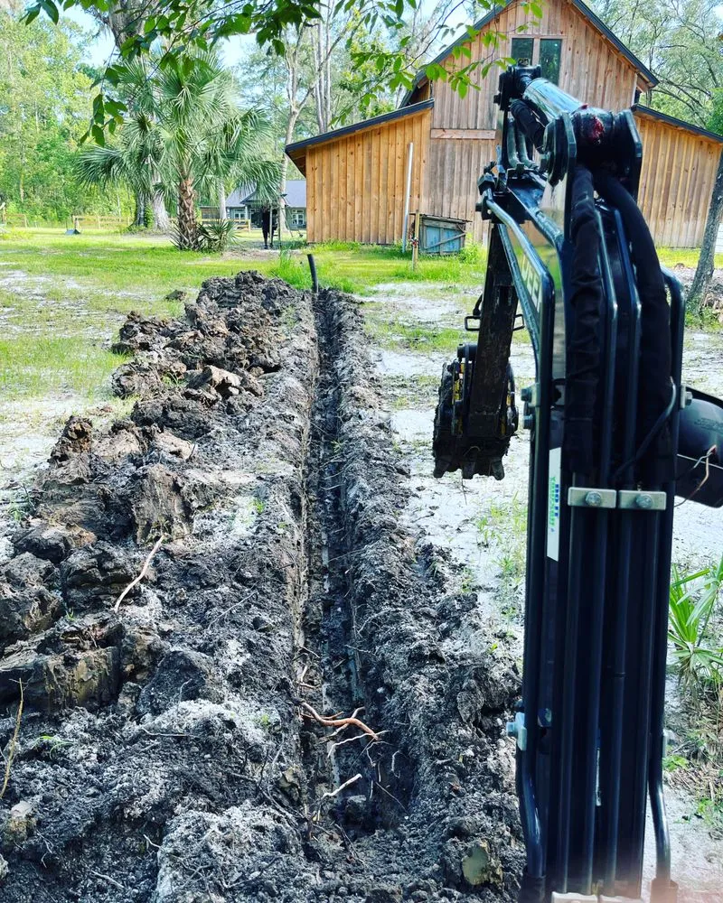 Custom residential landscaping for residential properties in Orange Park, FL by Al's French Drains