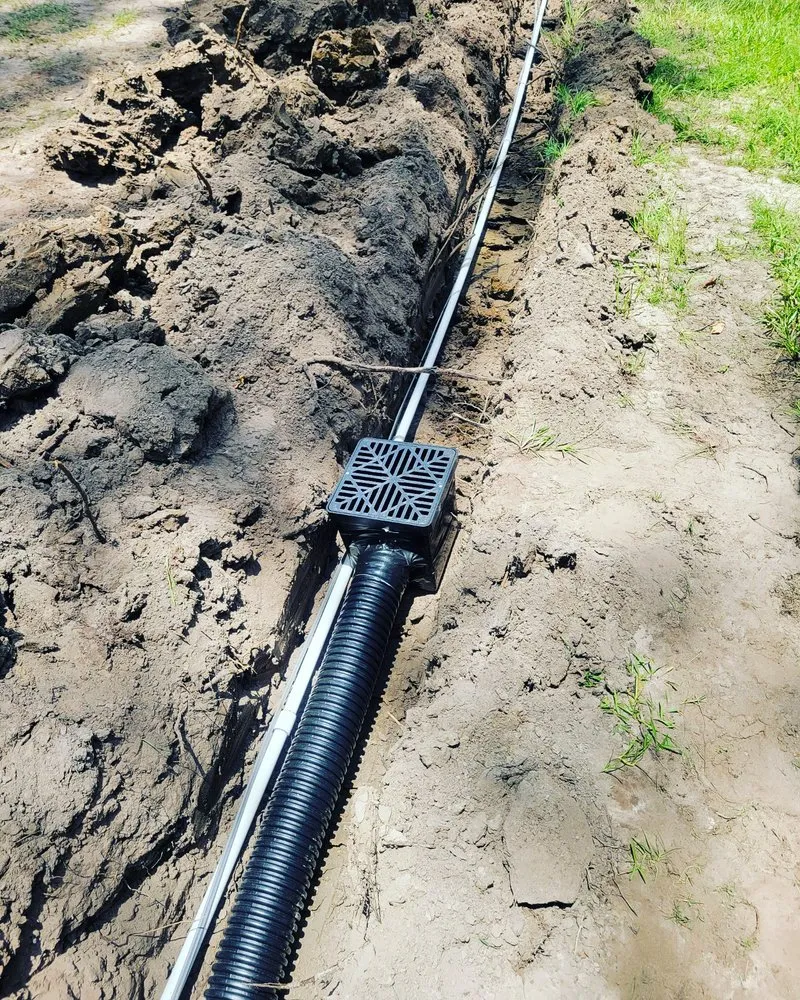 Affordable landscape design with custom design in Orange Park, FL by Al's French Drains