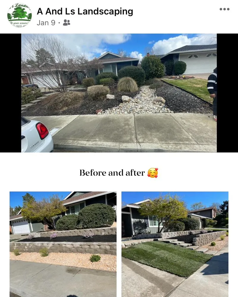 Expert lawn care service with custom design in Bay Point, CA by A&L’s landscaping
