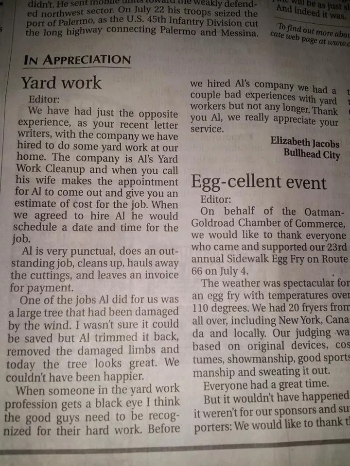 Reliable landscape design in Laughlin, NV - Al's Landscaping Services of Laughlin