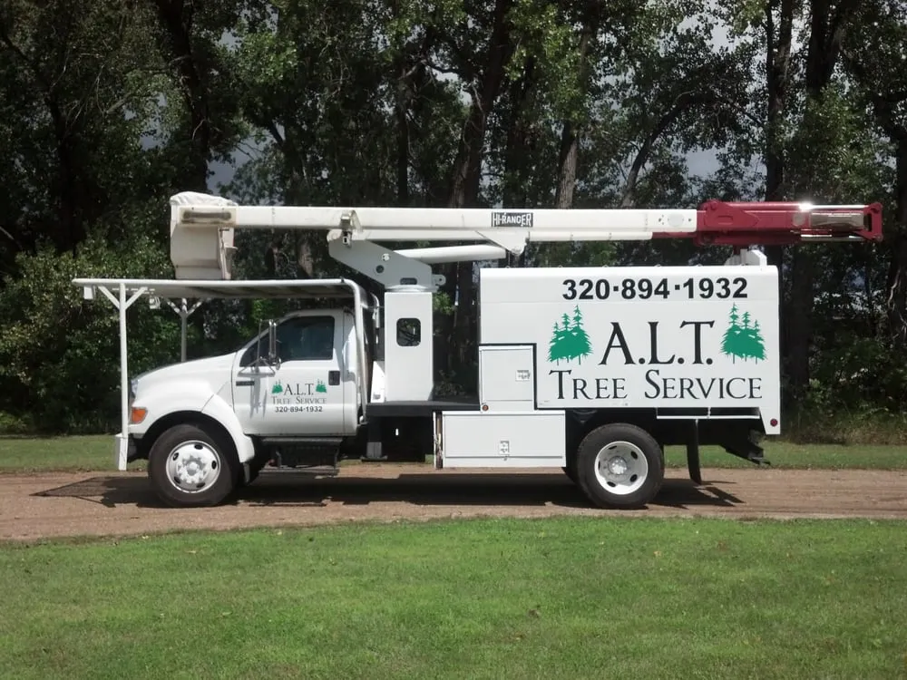 Custom residential landscaping for beautiful yards in Benson, MN by ALT Tree Service