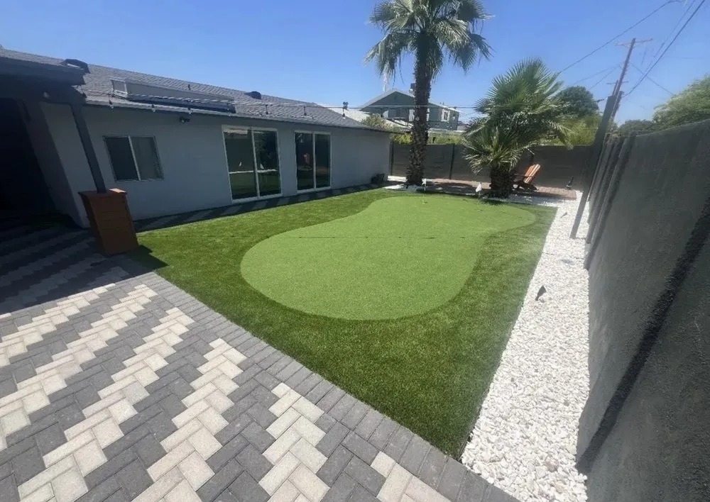 Affordable yard maintenance with custom design in Mesa, AZ by Alta Sol Contracting