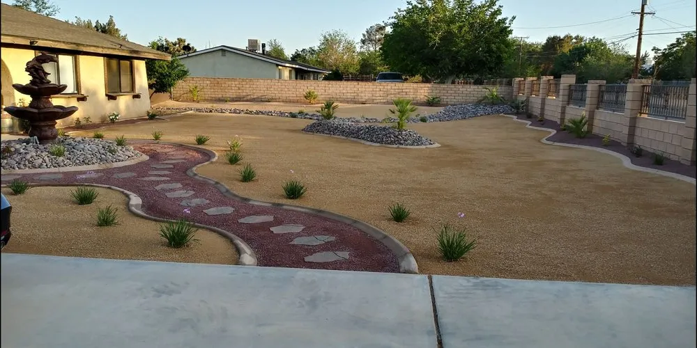 Custom outdoor landscaping in Victorville, CA by Altamirano Landscape
