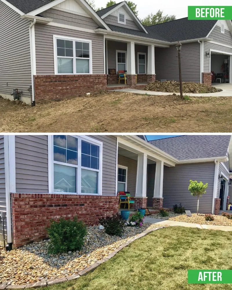 Reliable landscape installation with custom design in Pontoon Beach, IL by Altered Grounds