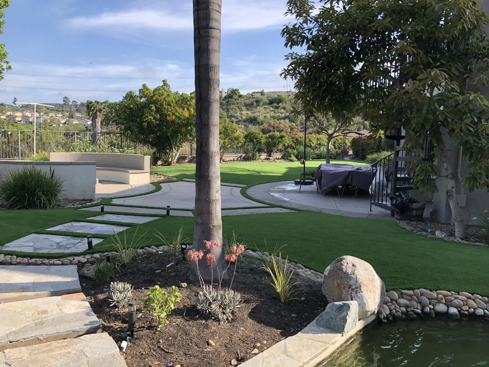 Custom landscape installation in San Diego, CA by Alterra Landscape Systems